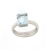 Anello Soranzo Gioielli Donna Pietre Preziose in Oro bianco Acquamarina 2.80 Ct LT10207376 - LT10207376